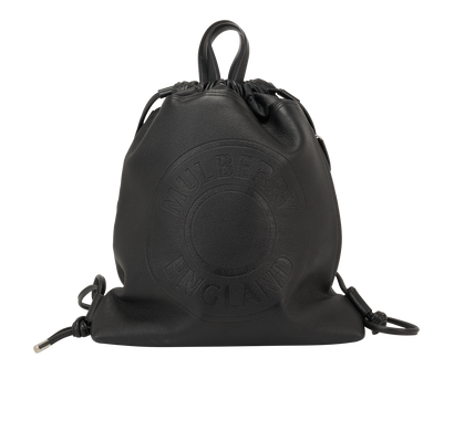 Urban Logo Backpack, &pound;250, Handbags, Black, Leather, Front view